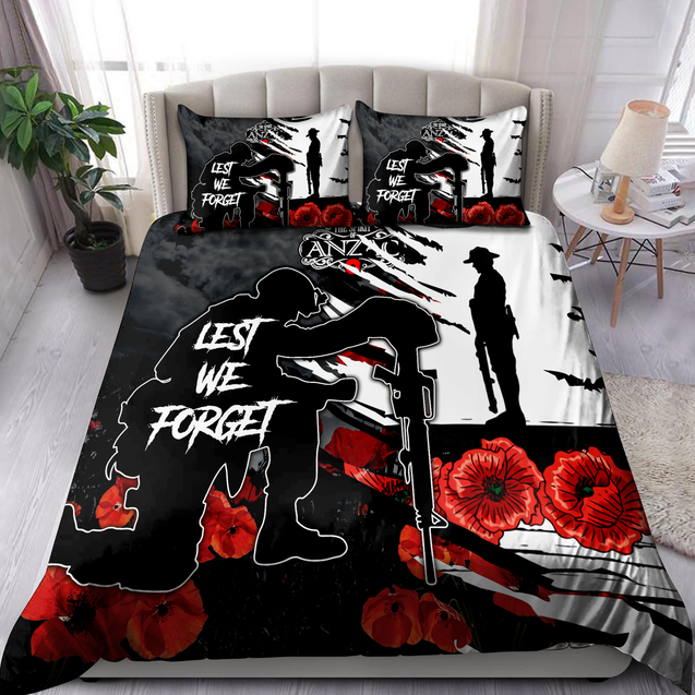 Premium Bedding Set Lest We Forget Anzac Day ML