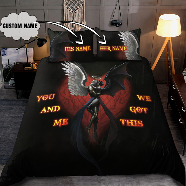 Customize Name Skull Bedding Set SN01062104