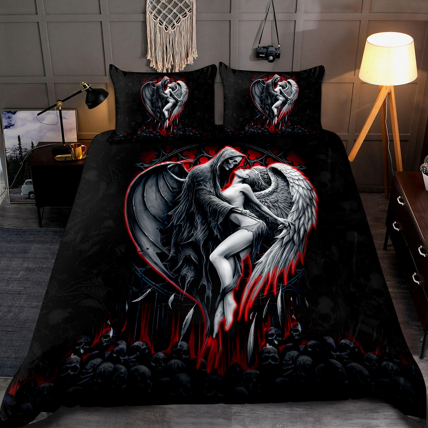 Skull And Beauty Bedding Set MH28012126