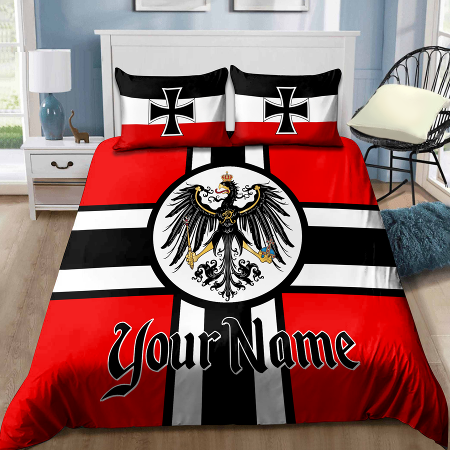 Personalized Name Prussia Bedding Set