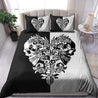 Gothic Art Skull  3D All Over Printed Bedding Set