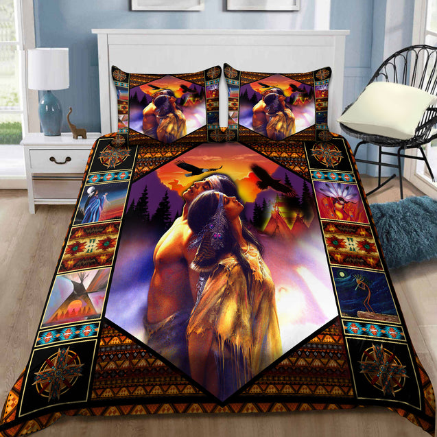 Native American 3D All Over Printed Bedding Set