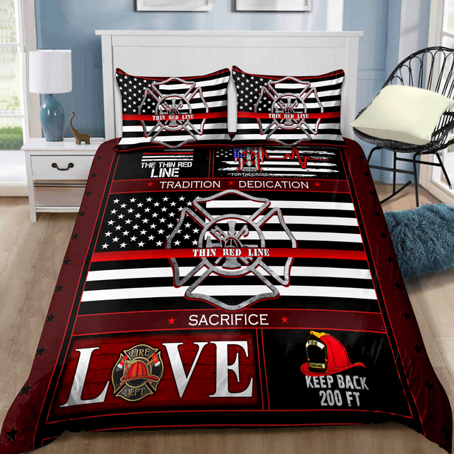 Love Firefighter Bedding Set DD23012104