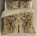 Egyptian Gods Ancient Anubis Tattoo 3D design Bedding set