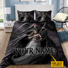 Customize Name Skull Bedding Set NTN01062103