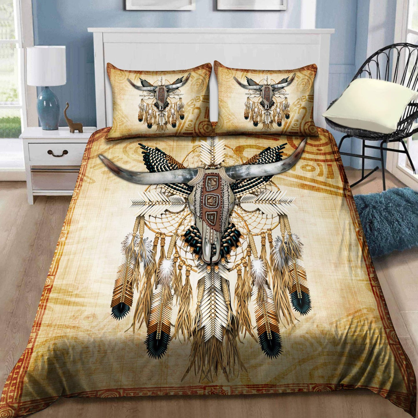 Native American 3D All Over Printed Bedding Set