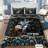 Personalized Name Horse Racing Bedding Set