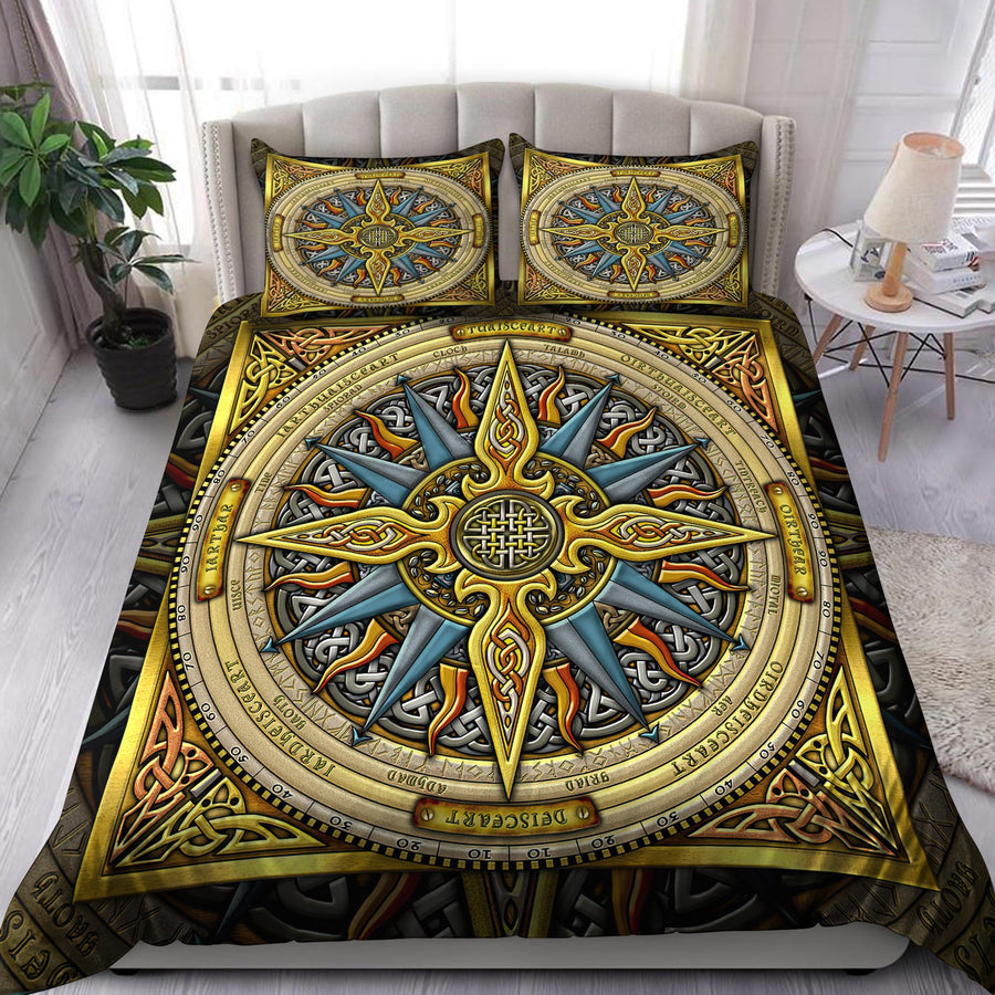 Celtic Compass 3D All Over Printed Bedding Set