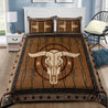 Bull Riding Bedding Set Skull