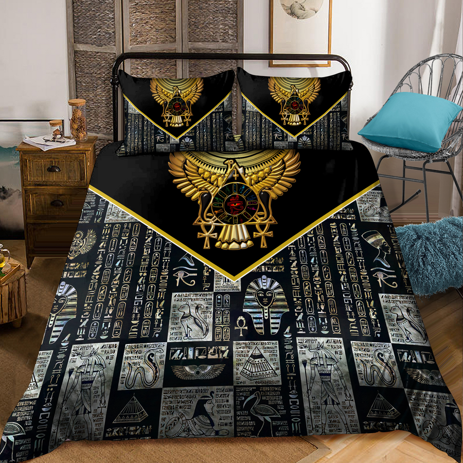 Egyptian Ancient Gods Egyptian Horus 3D printed bedding set