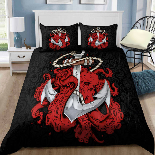 Premium Bedding Set Skull Octopus ML