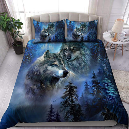 Wolf 3D All Over Printed Bedding Set