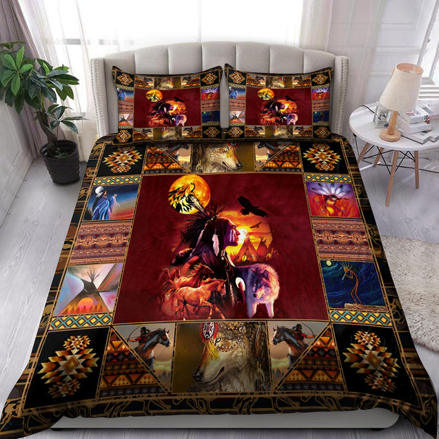 Native American 3D All Over Printed Bedding Set