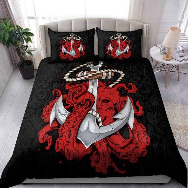 Premium Bedding Set Skull Octopus ML