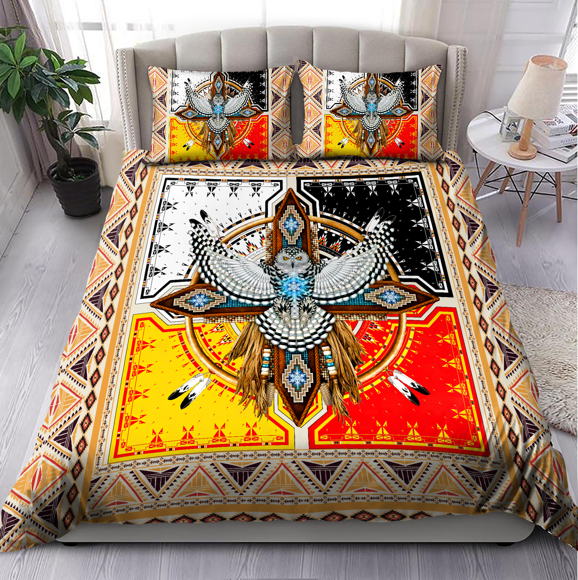 Native American 3D All Over Printed Bedding Set
