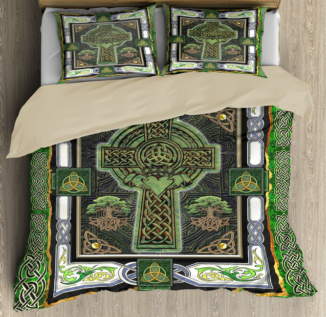 Premium All Over Printed Irish Tree Of Life Bedding Set MEI