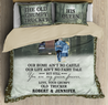 Premium Old Truck Driver And His Queen Bedding Set MEI