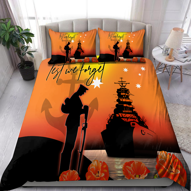 Lest We Forget Anzac Day Bedding Set TN