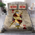 Customize Name King Skull Bedding Set MH09062102