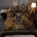 Pharaoh Skull Ancient Egypt 3D Bedding set