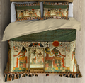 Tomb of nefertari Ancient Egypt 3D Design print Bedding Set