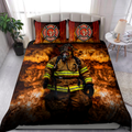 Brave Firefighter Bedding Set TNA10132003