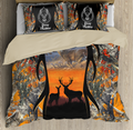 Camo Deer Hunter 3D Bedding Set LAM