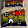 Aboriginal heal the sun and spirit 3D print Bedding set