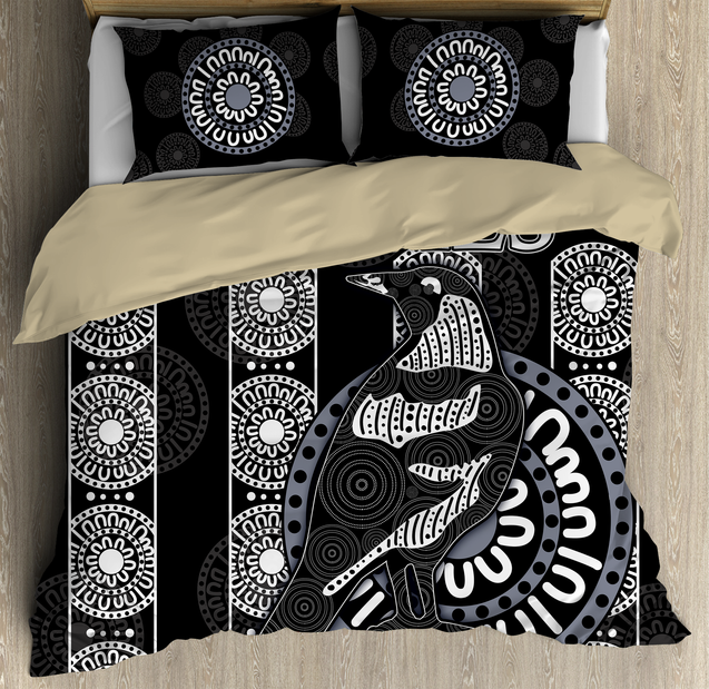 Premium Magpies Bedding Set