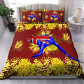 Australia Kangaroo Golden Wattle bedding set