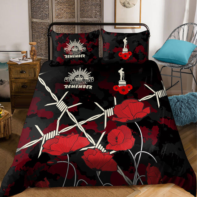 Premium Bedding Set Remember Anzac Day ML