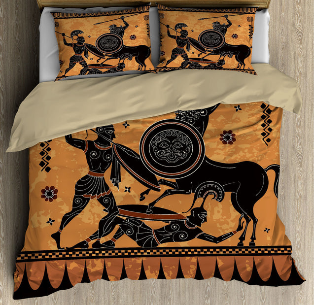 Ancient greece Centaur Greek Mythology 3D design print Bedding Set