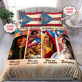 Customize Name Beautiful Girls Puerto Rico Bedding Set Pi10042103