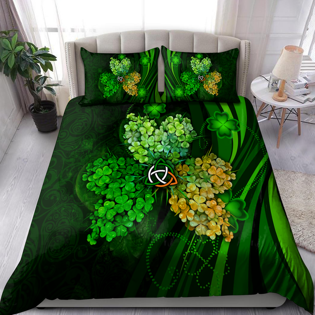 Premium Bedding Set Irish St.Patrick Shamrock ML