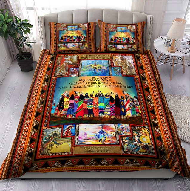 Native American Pow Wow 3D All Over Printed Bedding Set