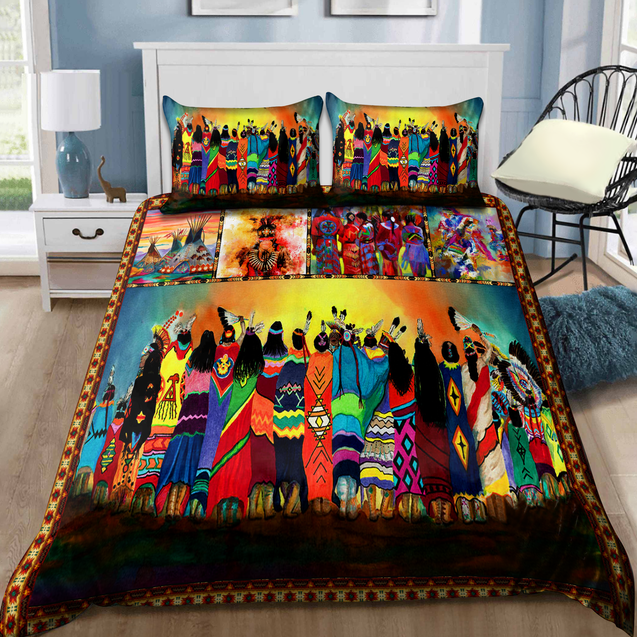 Powwow 3D All Over Printed Bedding Set DQB03052101