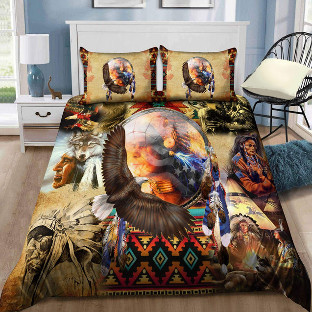 Native American 3D All Over Printed Bedding Set