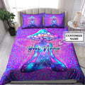 Customize Name Mushroom Hippie Bedding Set NTN14042101