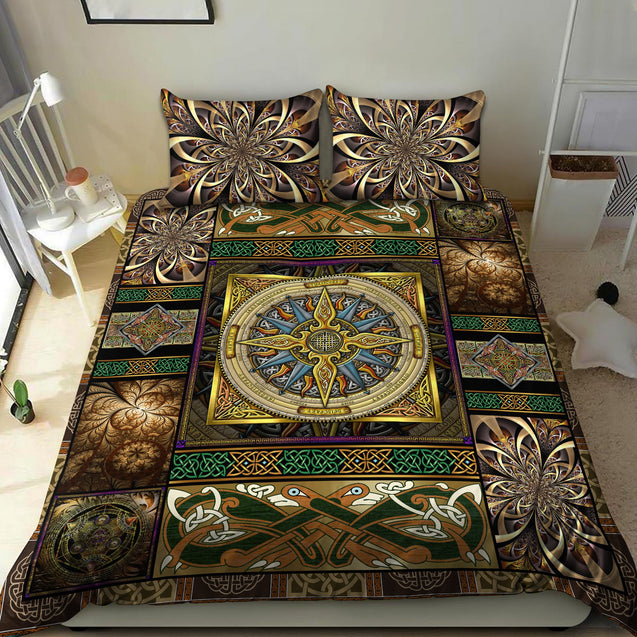 Celtic Compass 3D All Over Printed Bedding Set