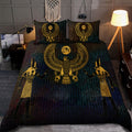 Horus Eye Egypt Anubis Ancient 3D print Bedding set