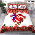 Customize Name Rooster Puerto Rico Bedding Set MH06042103
