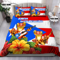 Customize Name Maga Coqui Puerto Rico Bedding Set MH01042101