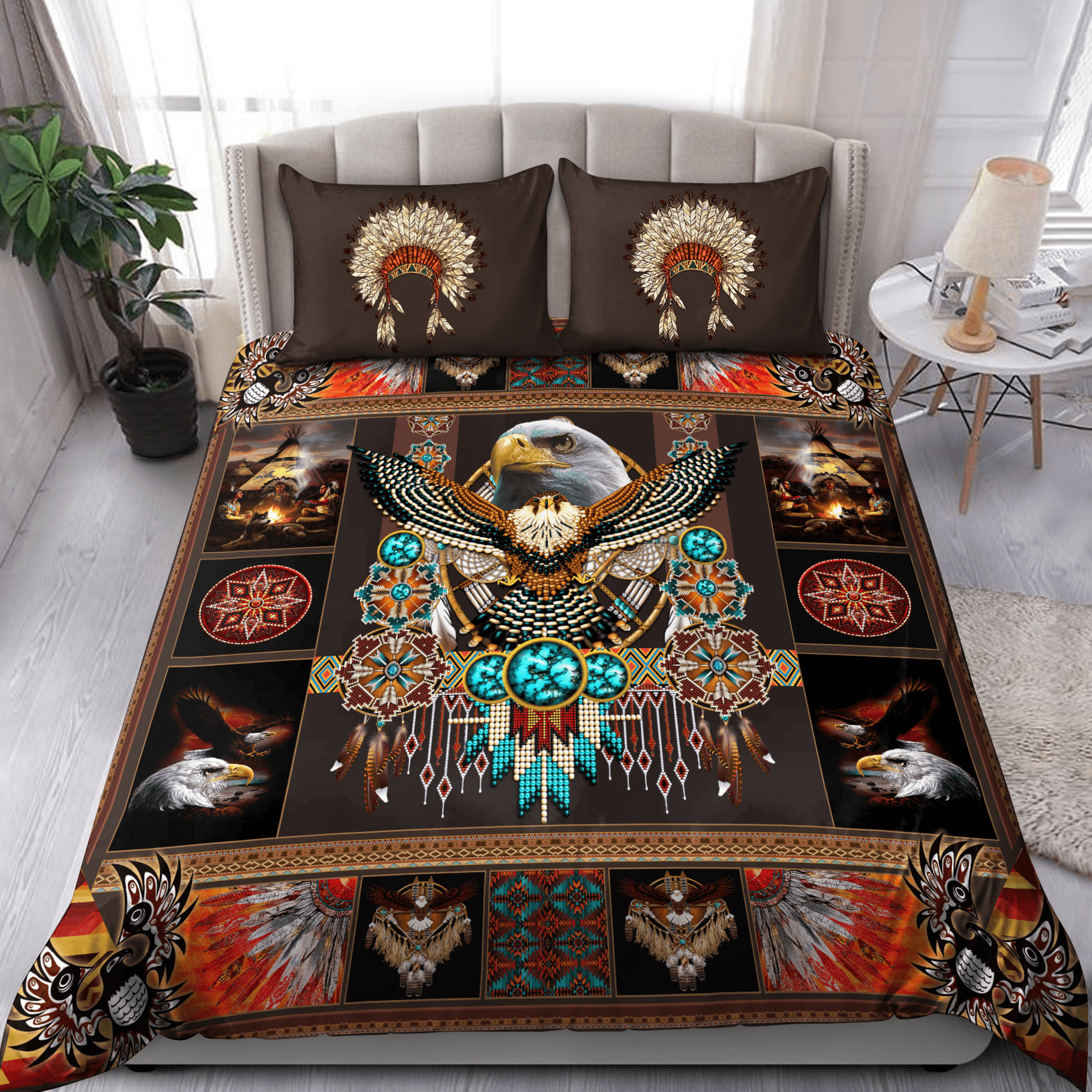 Native American 3D All Over Printed Bedding Set