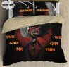 Customize Name Skull Bedding Set SN01062104