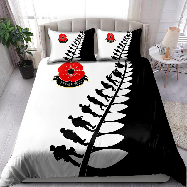 Anzac Day Lest We Forget 3D All Over Printed Bedding Set