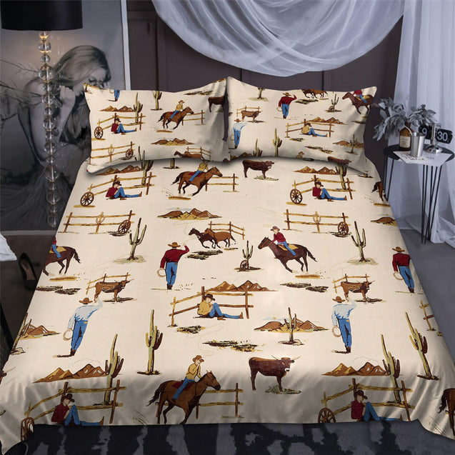 Cowboy 3D All Over Printed Bedding Set