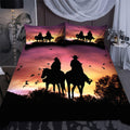 Couple Cowboy 3D All Over Printed Bedding Set