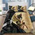 Brave Anubis Ancient Egyptian Mythology Culture Bedding set