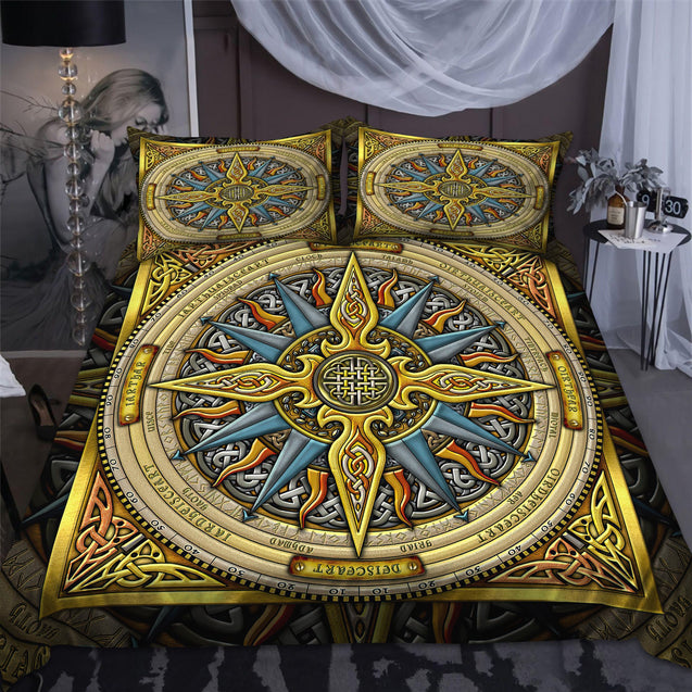 Celtic Compass 3D All Over Printed Bedding Set