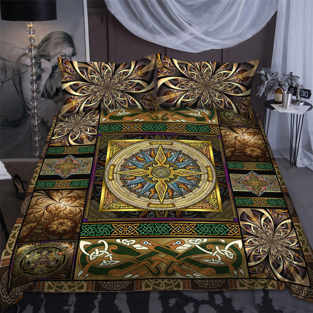 Celtic Compass 3D All Over Printed Bedding Set